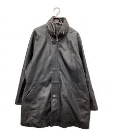 D'URBAN（ダーバン）の古着「シープレザーコート」｜ブラック