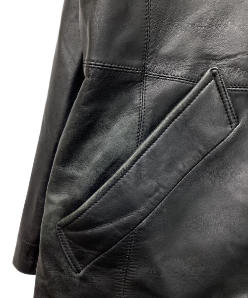 D'URBAN（ダーバン）D'URBAN (ダーバン) シープレザーコート ブラック サイズ:Mの古着・服飾アイテム