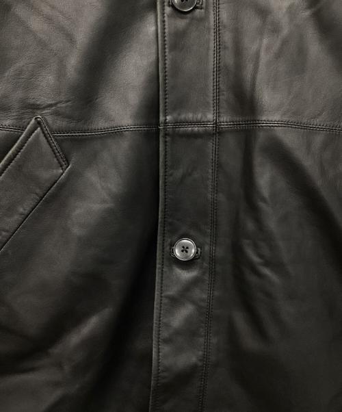 D'URBAN（ダーバン）D'URBAN (ダーバン) シープレザーコート ブラック サイズ:Mの古着・服飾アイテム