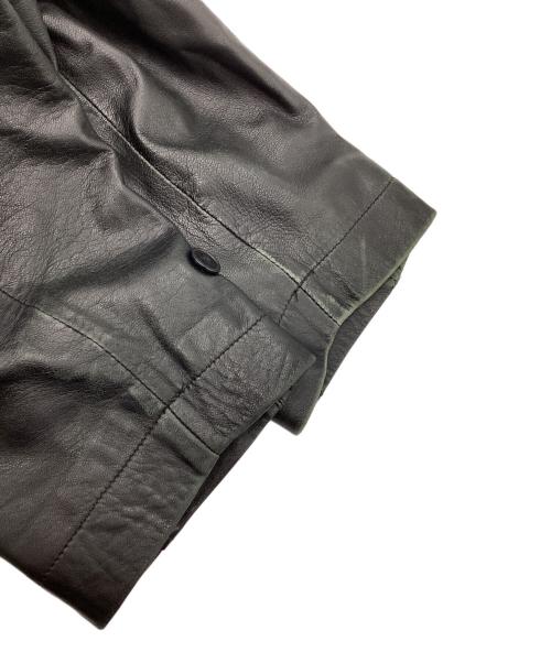 D'URBAN（ダーバン）D'URBAN (ダーバン) シープレザーコート ブラック サイズ:Mの古着・服飾アイテム