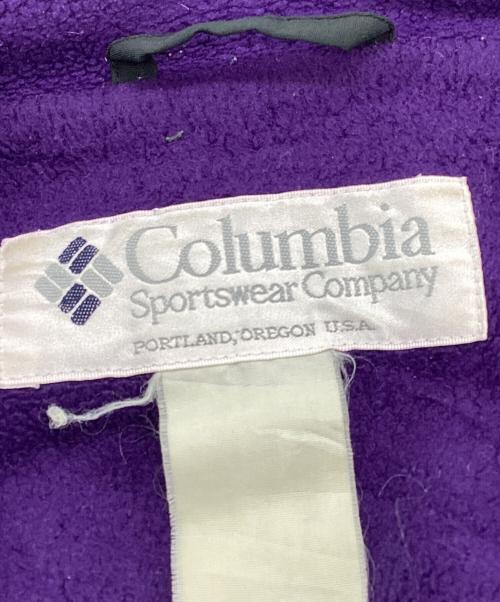 Columbia（コロンビア）Columbia (コロンビア) ジップアップジャケット ブラック×パープル サイズ:不明の古着・服飾アイテム