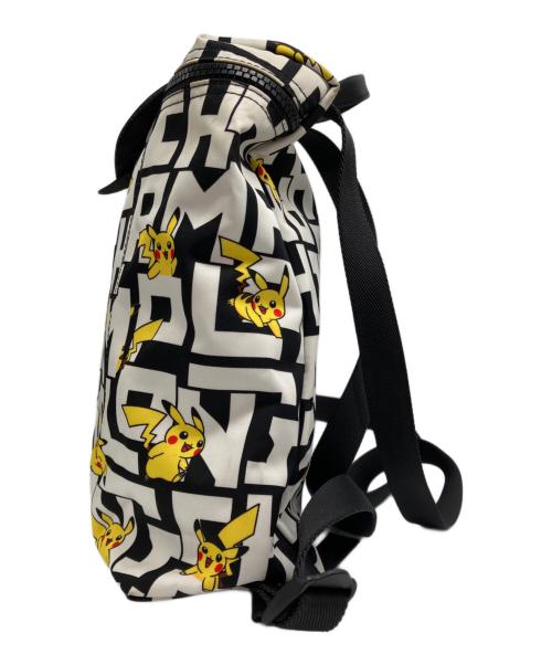 LONGCHAMP（ロンシャン）LONGCHAMP (ロンシャン) Pokemon (ポケモン) リュック ホワイト×ブラックの古着・服飾アイテム