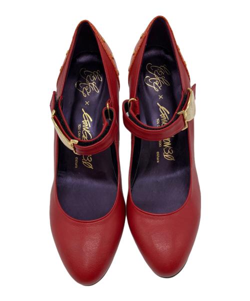 EVANGELION（エヴァンゲリオン）Evangelion (エヴァンゲリオン) アスカ・ラングレーモデル パンプス レッド サイズ:24 1/2の古着・服飾アイテム