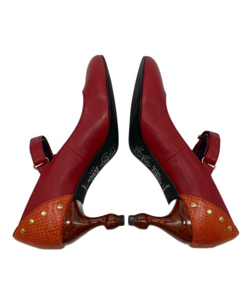 EVANGELION（エヴァンゲリオン）Evangelion (エヴァンゲリオン) アスカ・ラングレーモデル パンプス レッド サイズ:24 1/2の古着・服飾アイテム