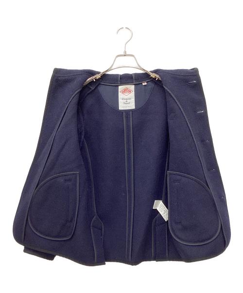 DANTON（ダントン）DANTON (ダントン) ウールモッサシングルフードジャケット ネイビー サイズ:34の古着・服飾アイテム