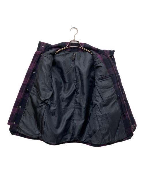 glamb（グラム）glamb (グラム) M-65チェックジャケット パープル サイズ:2の古着・服飾アイテム