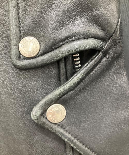 VANQUISH（ヴァンキッシュ）VANQUISH (ヴァンキッシュ) ダブルライダースジャケット ブラック サイズ:Lの古着・服飾アイテム