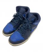 NIKEナイキ）の古着「エアジョーダン1 ミッドスニーカー」｜ブルー