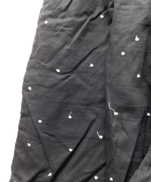 SLOBE IENA（スローブ イエナ）SLOBE IENA (スローブ イエナ) ドット刺繍パンツ ブラック サイズ:表記なしの古着・服飾アイテム