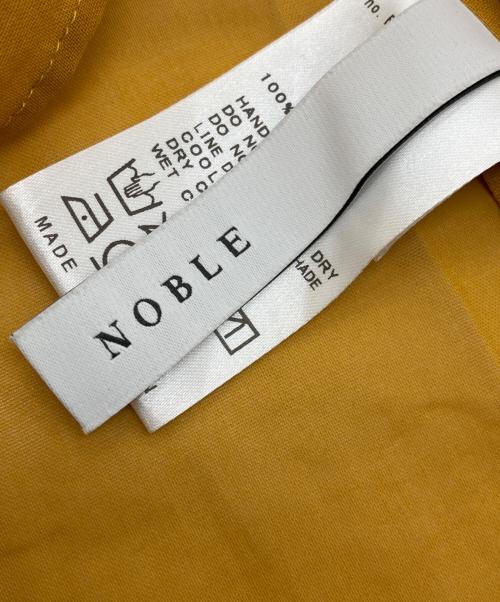 Noble（ノーブル）noble (ノーブル) コットンオーガンジーVカットシャツブラウス イエロー サイズ:表記なしの古着・服飾アイテム
