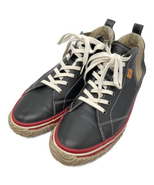 SPINGLE MOVE（スピングルムーヴ）SPINGLE MOVE (スピングルムーヴ) ローカットスニーカー ブラック サイズ:Lの古着・服飾アイテム