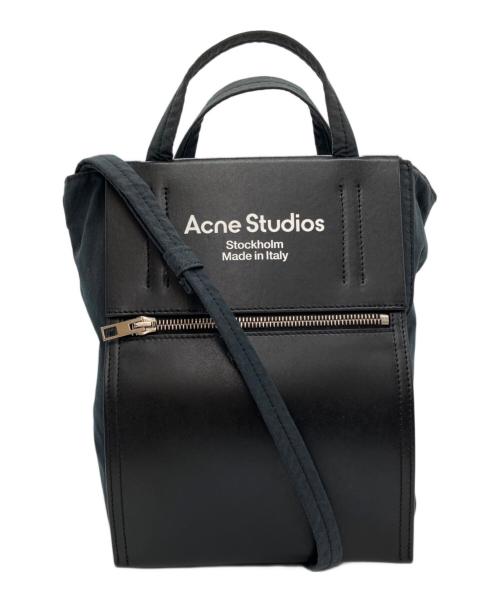 Acne studios（アクネ ストゥディオズ）ACNE STUDIOS (アクネ ストゥディオズ) ペイパリーナイロントートバッグ ブラウンの古着・服飾アイテム