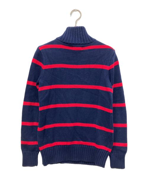 POLO RALPH LAUREN（ポロ・ラルフローレン）POLO RALPH LAUREN (ポロ・ラルフローレン) ハーフジップニット ネイビー サイズ:Mの古着・服飾アイテム