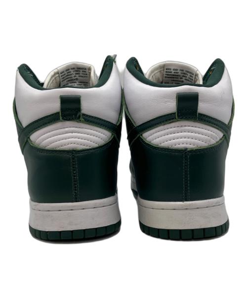 NIKE（ナイキ）NIKE (ナイキ) ダンク ハイ スニーカー ホワイト×グリーン サイズ:28の古着・服飾アイテム