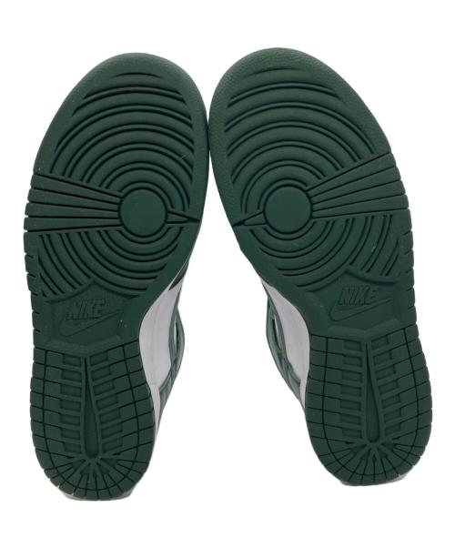 NIKE（ナイキ）NIKE (ナイキ) ダンク ハイ スニーカー ホワイト×グリーン サイズ:28の古着・服飾アイテム