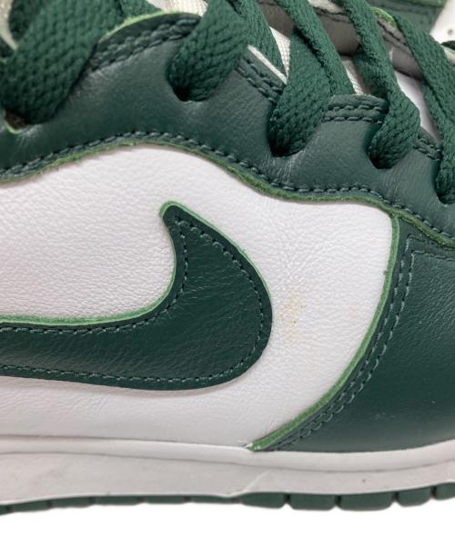 NIKE（ナイキ）NIKE (ナイキ) ダンク ハイ スニーカー ホワイト×グリーン サイズ:28の古着・服飾アイテム