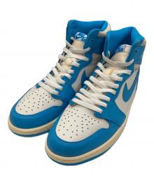 NIKE（ナイキ）の古着「エアジョーダン1 レトロ ハイ スニーカー」｜ホワイト×ブルー