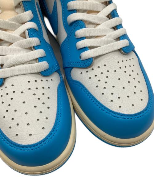 NIKE（ナイキ）NIKE (ナイキ) エアジョーダン1 レトロ ハイ スニーカー ホワイト×ブルー サイズ:28.0cmの古着・服飾アイテム