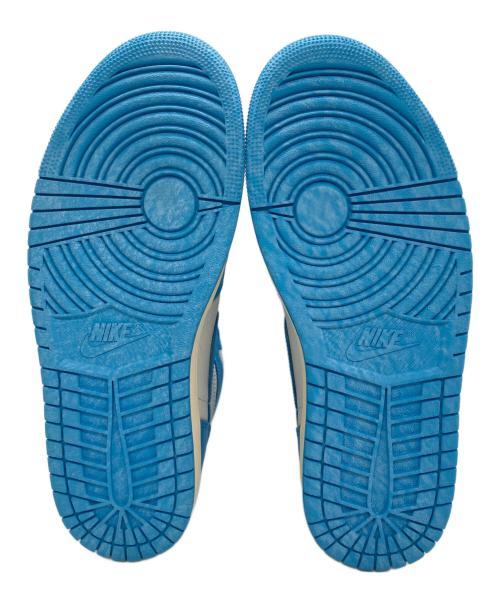 NIKE（ナイキ）NIKE (ナイキ) エアジョーダン1 レトロ ハイ スニーカー ホワイト×ブルー サイズ:28.0cmの古着・服飾アイテム