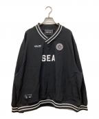 WIND AND SEAウィンダンシー）の古着「KELMA NYLON PULLOVER」｜ブラック