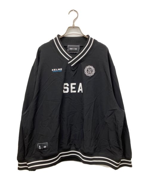 WIND AND SEA（ウィンダンシー）WIND AND SEA (ウィンダンシー) KELMA NYLON PULLOVER ブラック サイズ:Lの古着・服飾アイテム