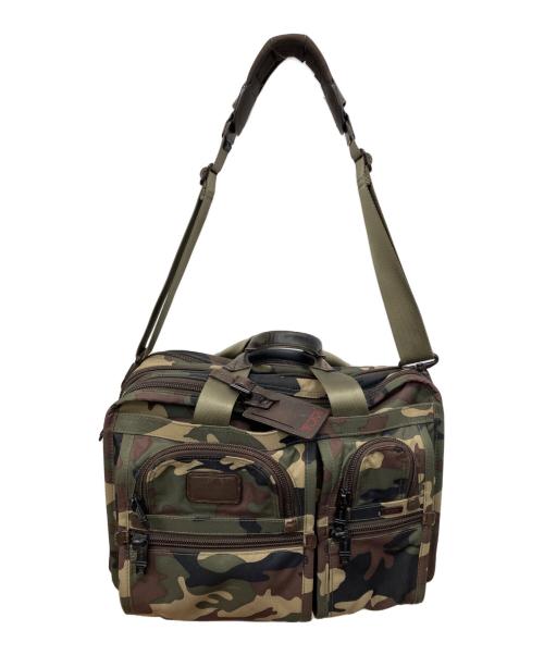 TUMI（トゥミ）TUMI (トゥミ) SHIPS (シップス) SHIPS別注エクスパンダブルブリーフケース オリーブの古着・服飾アイテム
