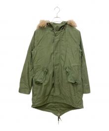 FRED PERRY（フレッドペリー）の古着「ライナー付きモッズコート」｜オリーブ