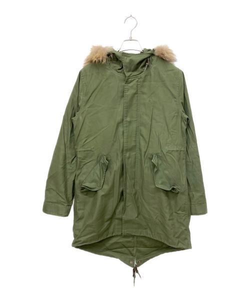 FRED PERRY（フレッドペリー）FRED PERRY (フレッドペリー) ライナー付きモッズコート オリーブ サイズ:XSの古着・服飾アイテム