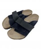 BIRKENSTOCKビルケンシュトック）の古着「Kyoto VL Soft Suede & Nubuck」｜ネイビー