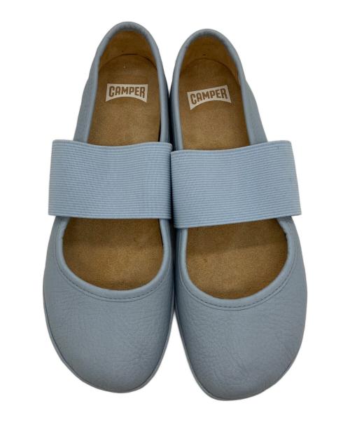 CAMPER（カンペール）CAMPER (カンペール) メリージェーン フラット スカイブルー サイズ:38の古着・服飾アイテム