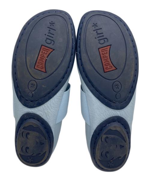CAMPER（カンペール）CAMPER (カンペール) メリージェーン フラット スカイブルー サイズ:38の古着・服飾アイテム