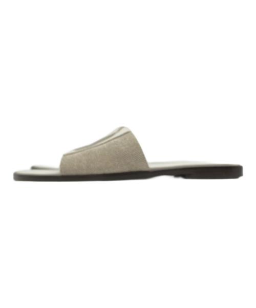 HERMES（エルメス）HERMES (エルメス) サンダル ホワイト サイズ:36の古着・服飾アイテム