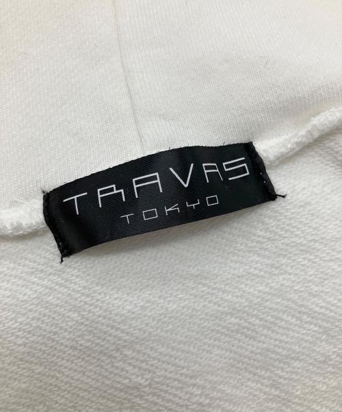 TRAVAS（トラバス）TRAVAS (トラバス) レース使い猫耳ジップパーカー ホワイト サイズ:表記なしの古着・服飾アイテム