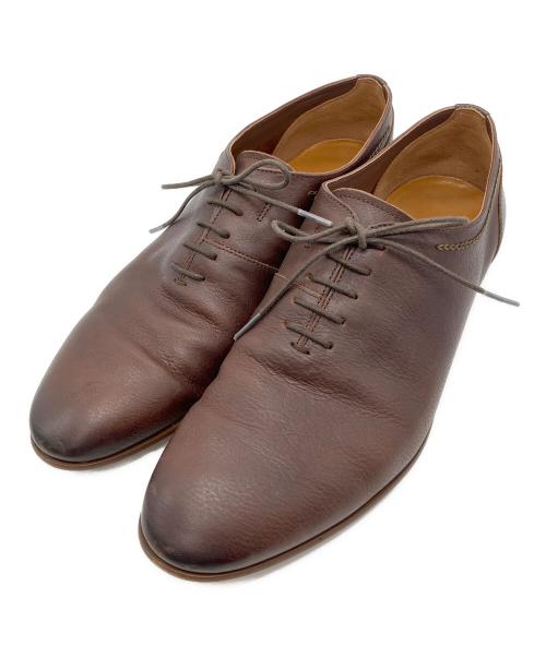 KATHARINE HAMNETT（キャサリンハムネット）KATHARINE HAMNETT (キャサリンハムネット) レザーシューズ ブラウン サイズ:26.5cmの古着・服飾アイテム