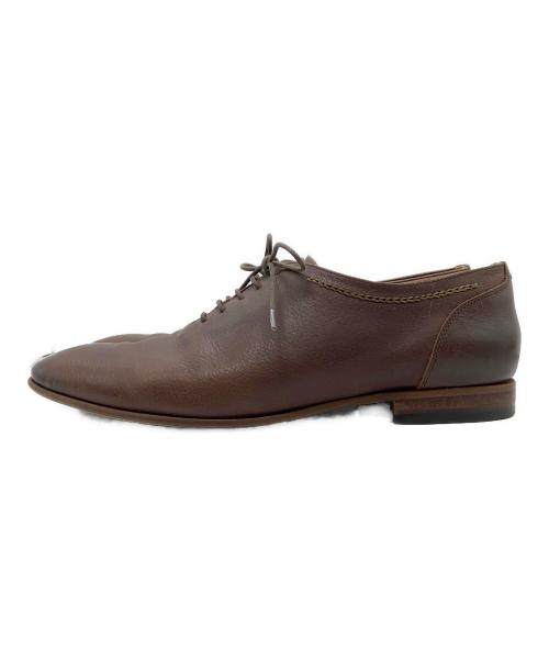 KATHARINE HAMNETT（キャサリンハムネット）KATHARINE HAMNETT (キャサリンハムネット) レザーシューズ ブラウン サイズ:26.5cmの古着・服飾アイテム