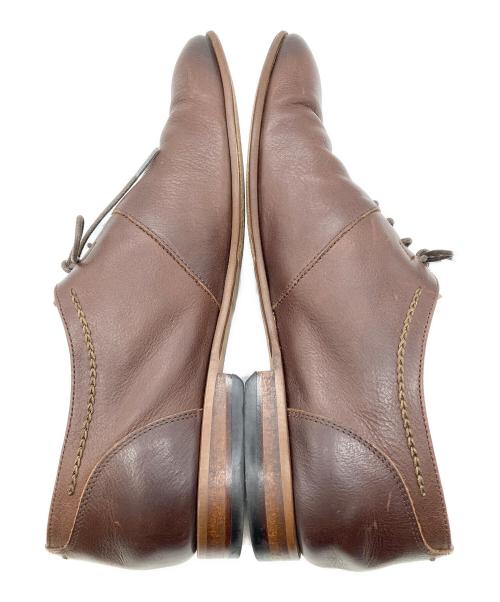 KATHARINE HAMNETT（キャサリンハムネット）KATHARINE HAMNETT (キャサリンハムネット) レザーシューズ ブラウン サイズ:26.5cmの古着・服飾アイテム
