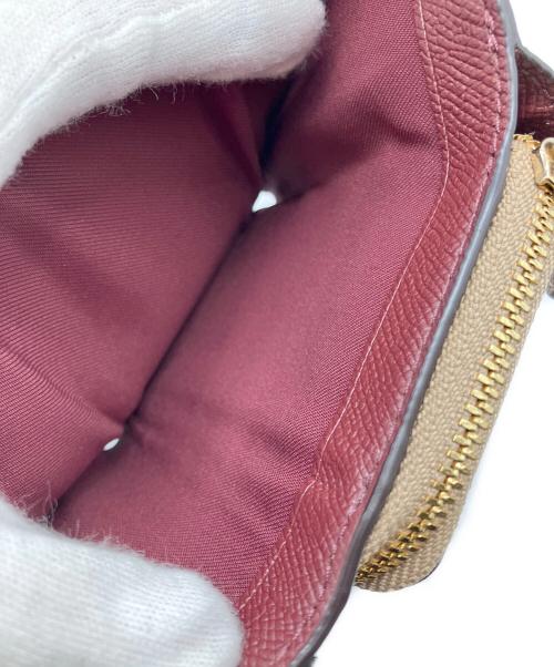 COACH（コーチ）COACH (コーチ) 2つ折り財布 ベージュの古着・服飾アイテム