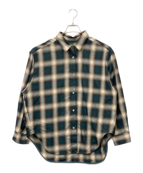 Spick and Span（スピック＆スパン）Spick and Span (スピック＆スパン) オンブレチェックシャツ グリーン サイズ:不明の古着・服飾アイテム