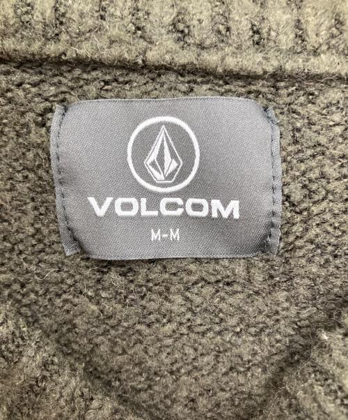 VOLCOM（ボルコム）VOLCOM (ボルコム) レオパードニット グリーン サイズ:Mの古着・服飾アイテム