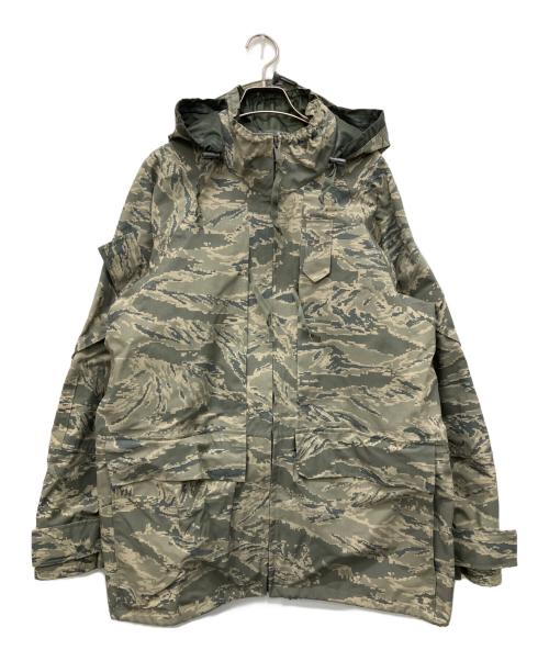 US AIR FORCE（ユーエスエアフォース）US AIR FORCE (ユーエスエアフォース) APECS ABUデジタルタイガーカモ ゴアテックスパーカ オリーブ サイズ:Mの古着・服飾アイテム