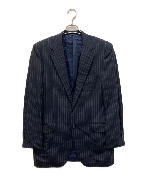 UNITED ARROWS TOKYO（ユナイテッドアローズトウキョウ）UNITED ARROWS TOKYO (ユナイテッドアローズトウキョウ) ストライプ2Bテーラードジャケット ネイビー サイズ:記載なしの古着・服飾アイテム