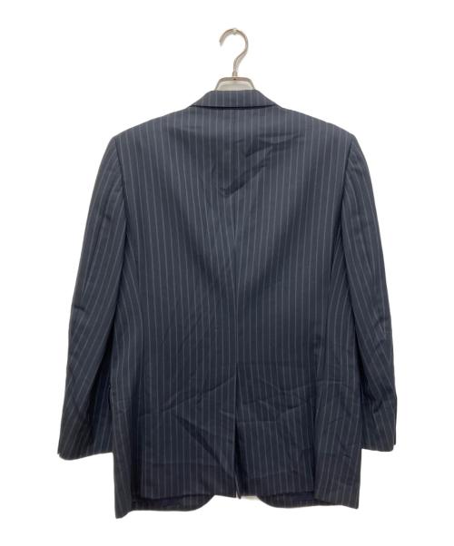 UNITED ARROWS TOKYO（ユナイテッドアローズトウキョウ）UNITED ARROWS TOKYO (ユナイテッドアローズトウキョウ) ストライプ2Bテーラードジャケット ネイビー サイズ:記載なしの古着・服飾アイテム