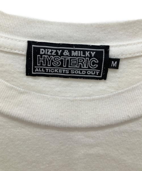 Hysteric Glamour（ヒステリックグラマー）Hysteric Glamour (ヒステリックグラマー) プリントTシャツ ホワイト サイズ:Mの古着・服飾アイテム