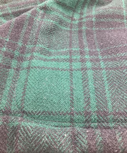 RRL（ダブルアールエル）RRL (ダブルアールエル) レザーウールメッセンジャーバッグ グリーン×ブラウンの古着・服飾アイテム