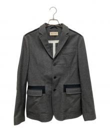 MARNI（マルニ）の古着「異素材3Bウールテーラードジャケット」｜グレー