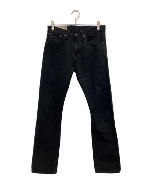 POLO RALPH LAUREN（ポロ・ラルフローレン）POLO RALPH LAUREN (ポロ・ラルフローレン) ブラックデニムパンツ ブラック サイズ:W28の古着・服飾アイテム