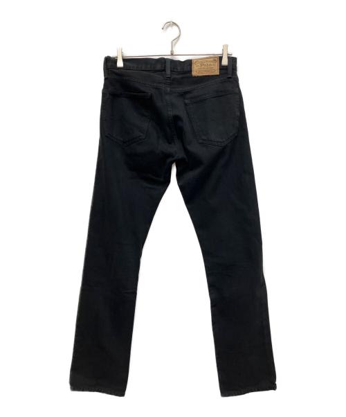 POLO RALPH LAUREN（ポロ・ラルフローレン）POLO RALPH LAUREN (ポロ・ラルフローレン) ブラックデニムパンツ ブラック サイズ:W28の古着・服飾アイテム