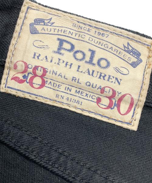 POLO RALPH LAUREN（ポロ・ラルフローレン）POLO RALPH LAUREN (ポロ・ラルフローレン) ブラックデニムパンツ ブラック サイズ:W28の古着・服飾アイテム
