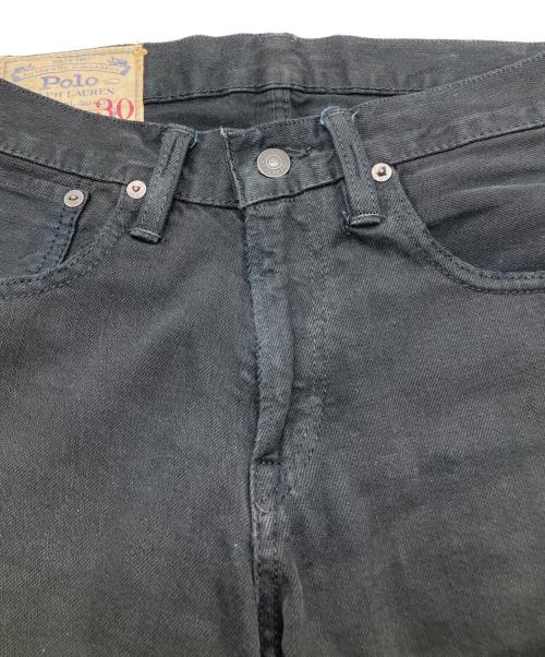 POLO RALPH LAUREN（ポロ・ラルフローレン）POLO RALPH LAUREN (ポロ・ラルフローレン) ブラックデニムパンツ ブラック サイズ:W28の古着・服飾アイテム