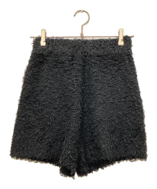 THE TOE（ザ・トゥー）THE TOE (ザ・トゥー) シャギーショートパンツ ブラック サイズ:Freeの古着・服飾アイテム
